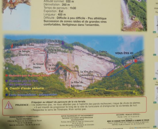 Réouverture de la Via-Ferrata de Crolles en Isère